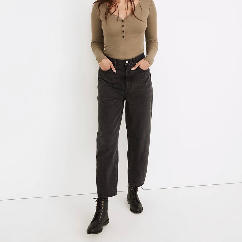 Madewell Balloon Jeans in Lunar Wash